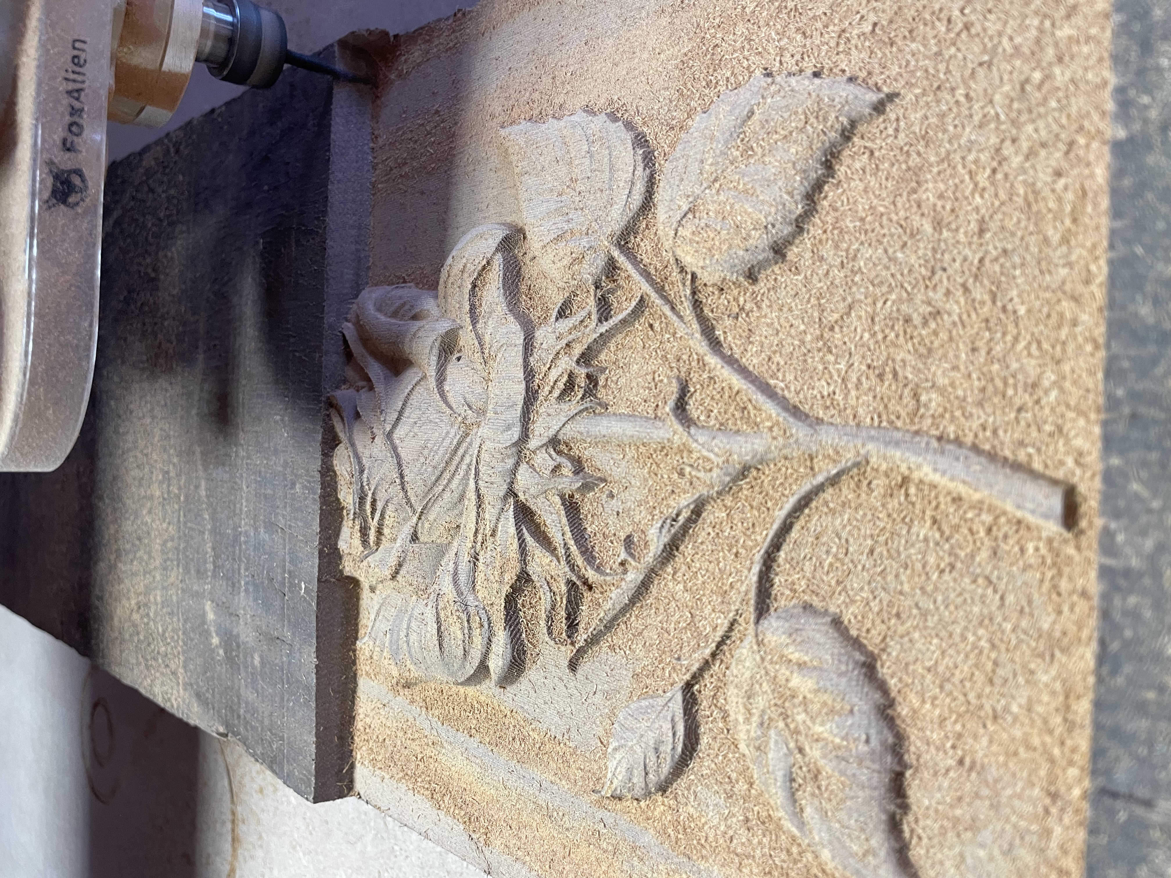 3D houtsnijwerk met CNC frees